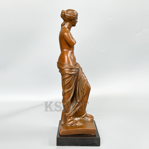 Estatua de <span class=keywords><strong>Venus</strong></span> con brazo roto, decoración de oficina de bronce grande personalizada, diosa del amor y la belleza, artesanía de Metal personalizada - Product Image 4