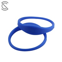 Pulsera de Silicona Luminosa con NFC RFID |   NTAG213/215/216 13.56MHz |   Código QR Personalizado, Ecológico, de Caucho Reciclado, Resistente al Agua