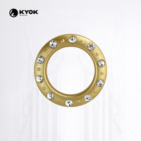 KYOK – rideau à œillets en plastique, anneau de rideau rond Durable pour accessoires de rideau, vente en gros
