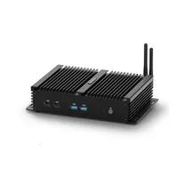Mini PC Industrial VENOEN K4, Sin Ventilador, DDR4, I225V, I7 8550U, Intel, Nuevo SSD, Doble Puerto RS232/485 COM, Doble Pantalla, Enchufes US EU JP UK
