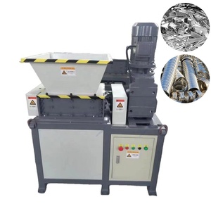 Nhà máy bán kim loại Máy tái chế phế liệu máy tính điện thoại di động tái chế Shredder giá tốt đôi Trục Cắt Shredder - Product Image 1