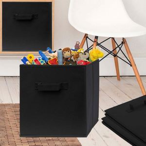 Multiple Colors Collapse Fabric <b>Cube</b> Non Woven Foldable Clothes <b>Storage</b> Box <b>Storage</b> Bins - Product Image 3
