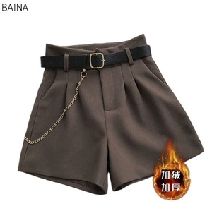 Summer Workwear Shorts <b>High</b> <b>Waisted</b> Wide Leg Women's <b>Pants</b> - Product Image 5