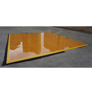 Interlocking high gloss plywood flooring modular dance floor for weddings - Product Image 2