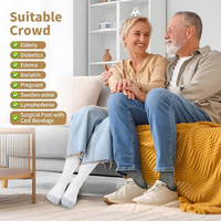 Chaussettes Diabétiques Non Compresives pour Hommes avec Maille Respirante, en Bambou Viscose, Anti-bactériennes, pour Neuropathie Diabétique