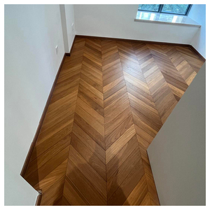 Apolloxy Decor Chevron <span class=keywords><strong>Parquet</strong></span> en bois d'ingénierie en teck pour <span class=keywords><strong>salon</strong></span> - Product Image 6