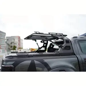 4x4 Stainless Steel Rollbar Top Roll Bar for Ford Ranger T8 F150 Nissan Navara D40 NP300 2019 2020 2021