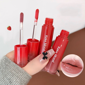 ลิปกลอสเนื้อมันวาวรูปหัวใจ ไอซ์ชูการ์ลิป ฮันนี่มิเรอร์วอเตอร์กลอส ปากอิ่มฟู ใช้ง่าย ไม่เหนียวเหนอะหนะ - Product Image 3