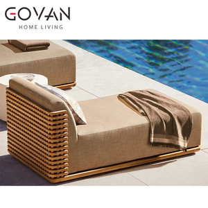 Crafted Teak Lounger with Multi-Position <strong>for</strong> Plunge Poolside, <strong>Conservatory</strong> Sun Trap &amp; Loggia - Product Image 1