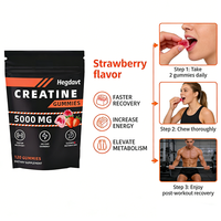 Creatina HCl, Gomitas de Creatina 5000mg, Halal, Orgánicas, para Hombres y Mujeres, Apoyo Muscular, 60, 90, 120 Unidades, OEM
