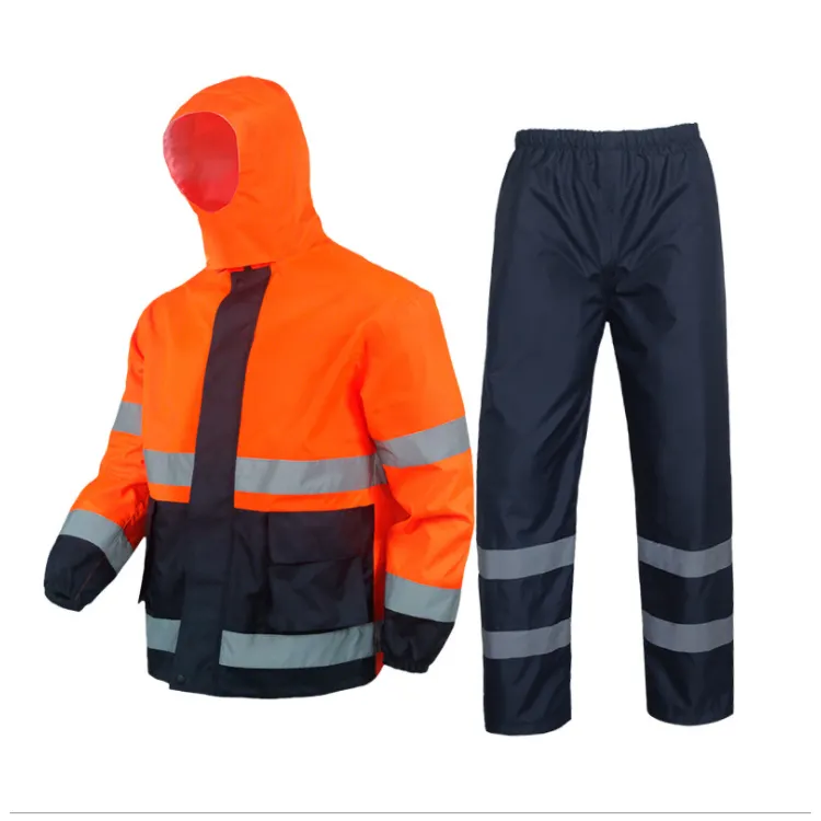 Men High Safety Vest Work Vest Workwear Safety Red Reflective Vest Construction clothes