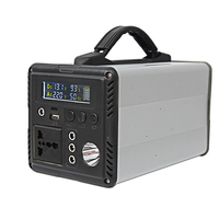 Station d'alimentation solaire portable 200W/400W, batterie LiFePO4 153WH/205WH, onduleur à onde sinusoïdale modifiée, recharge mobile pour l'extérieur