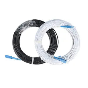 Indoor Outdoor Fiber Optic Patch Cord G657a Ftth Drop Cable Patch Cord
