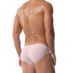 Calzoncillos bóxer de seda helada para hombre, bolsa separada voladora abierta, ropa interior peluda, transpirable, de secado rápido, tejido ecológico - Product Image 6