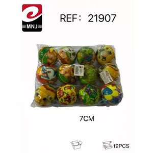Palline in Spugna MNJ 7Cm 12 Pezzi, Gadget per Feste - Product Image 1