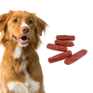 Alimento para Mascotas de Calidad OEM Más Vendido, Golosinas para Mascotas, Nutritivas para el Pelo, Engrosan las Mejillas, Salchicha de Pato Seca, Golosinas Premium para Perros - Product Image 1