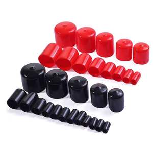 Protecteurs de filetage isolés en <span class=keywords><strong>PVC</strong></span> souple Capuchons de protection électriques moulés par injection Coupe anti-corrosion personnalisable - Product Image 2