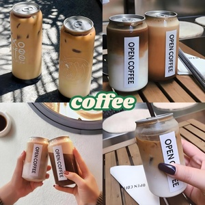 Nuevo Diseño Latas de PET con Logo Personalizado y Tapa de Aluminio para Pastel, Postre, Refresco y Té de Burbujas, Envases de Plástico PET Transparentes con Anilla de Apertura Fácil - Product Image 3