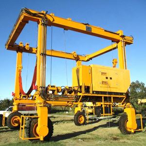 50 Ton 100 Ton 200 tonnellate di gru resistente RTG ruota gomma Gantry gru a cavallo pneumatico - Product Image 2