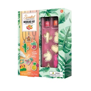 FAI DA TE giocattoli profumato gioielli kit di pittura di colore compensato collana di fascino arti e mestieri kit per i bambini e per adulti - Product Image 2