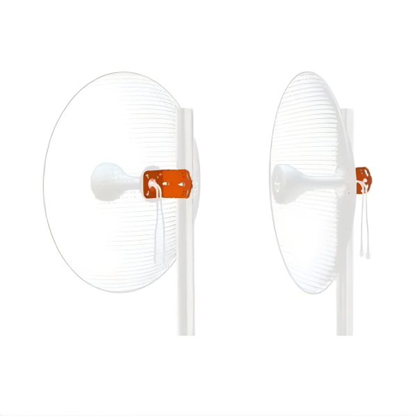 1710-4200MHz 20dBi High Gain Dual Band MIMO Mesh Parabolic Antenna 5G WiFi 6 External Antenna with Dual Slant Polarization