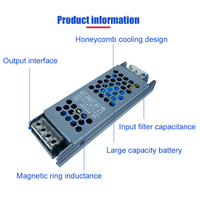Alimentation électrique 400W IP20 pour usage intérieur, alimentation à découpage AC/DC 110V vers 24V, transformateur de tension constante pour LED