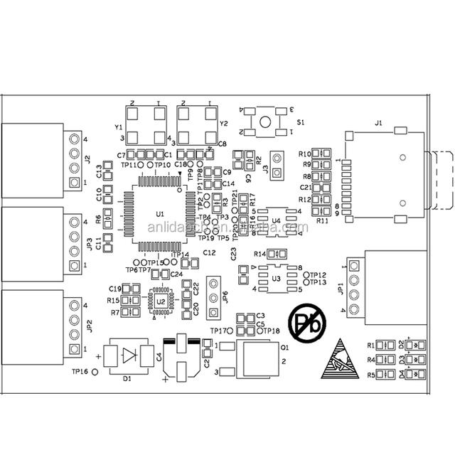 STM32 Electronic Products Pcb Pcba Crcuit Board Assembly