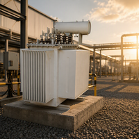 Transformateur triphasé immergé dans l'huile 11KV 33KV 80 160 315 KVA pour la distribution d'énergie électrique, élévateur de tension HV S13 MV CE UL Prix