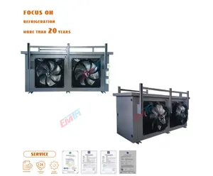 Fábrica Fornecedor Novo estilo Industrial Evaporativo Air Cooler Ventilador Evaporador Sistema De Refrigeração Para Refrigerador Quarto Freezer