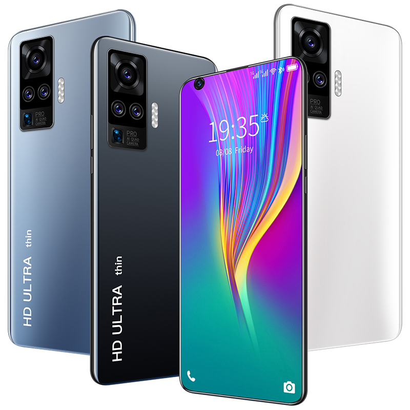 X60 pro 8 Гб оперативной памяти 512 ГБ ROM 21MP с распознаванием лица Android 7,1 дюймовый смартфон 4G ручной чехол для телефона