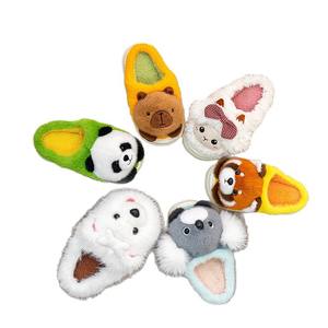 Pantuflas de algodón cálidas para mujer, con diseño de capibara, suela gruesa, cerradas, para otoño e invierno, transfronterizas - Product Image 5