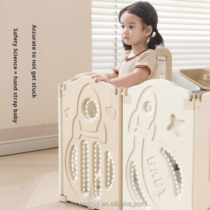 Parque Infantil Plegable <span class=keywords><strong>Grande</strong></span> de Plástico Ecológico <span class=keywords><strong>para</strong></span> Bebés, Corralitos <span class=keywords><strong>para</strong></span> Niños con Tobogán y Columpio - Product Image 2