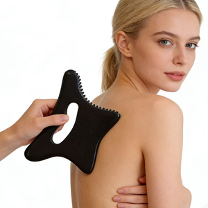 Herramienta de Gua Sha de cuerpo completo con mango de piedra Bian para masaje de cuello/brazo/spalda/pierna, para drenaje linfático y celulitis - Product Image 2