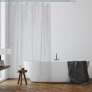 厂家直销浴室浴帘衬垫3号轻质透明透明PEVA浴帘