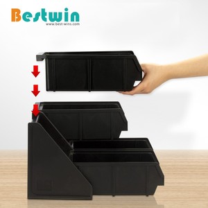 Ngăn Nhựa Quầy <span class=keywords><strong>Bar</strong></span> Bộ Phận Đựng Gia Vị Có Ống Hút Bộ Sắp Xếp Tự Phục Vụ Giá Sắp Xếp Ngược Lại Có Thùng - Product Image 5