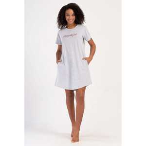 Elegante Vestido Túnica de Manga Corta con Cuello Redondo y Bolsillo Ovalado para Mujer, Talla Grande, Largo hasta la Rodilla, Diseño Sólido, Ideal para el Día del Club, Disponible en Talla XS - Product Image 4