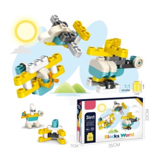 Xây Dựng Tàu Đầy Màu Sắc Khối Lớn Cho Trẻ Em Xây Dựng Và Chơi Trò Chơi Giáo Dục - Product Image 2