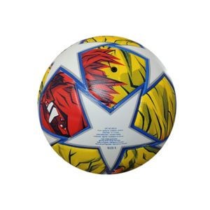 Ballon de football d'entraînement officiel en cuir PU taille 5, personnalisé avec logo, haute qualité, professionnel, 2026 - Product Image 1