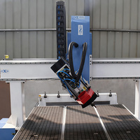 Router CNC de 4 Ejes Jinan Mosencnc, Router CNC ATC, Máquina Router CNC, Equipo para Fabricación de Gabinetes