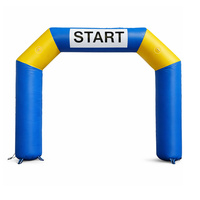Arche de course gonflable de 3 à 10 m à vendre, arche publicitaire personnalisée pour l'extérieur, ligne de départ et d'arrivée pour marathon et cyclisme