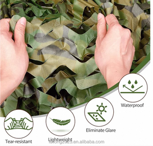 <span class=keywords><strong>Filet</strong></span> de <span class=keywords><strong>camouflage</strong></span> imperméable et respirant, portable, pour abri de chasse, bâche pare-soleil pour le camping - Product Image 3
