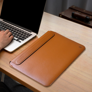 WiWU Maletín de negocios Flip PU Funda de cuero para portátil Funda protectora Air Green Brown 16 pulgadas <span class=keywords><strong>PC</strong></span> Laptop Bolsas para Macbook - Product Image 1