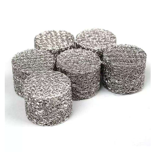 Hochfester Edelstahl Komprimiertes Gestricktes Metallgewebe Schneeschaumlanze Drahtgeflecht - Product Image 3