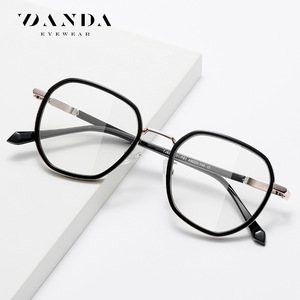 Gafas Danda Eyewear con montura cuadrada para mujer TJ829, lentes transparentes con montura completa, gafas ópticas anti luz azul de tamaño mediano - Product Image 2