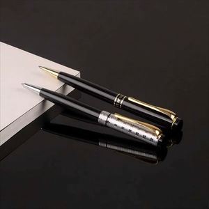 Hot-Selling 1.0mm Black Metal Ballpoint <b>Pen</b> for Business Signatures Unique Patterns with Custom Logo for Office Use or Gifts - Product Image 6