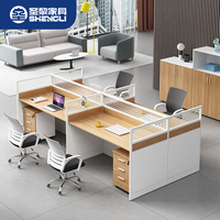 BGZ-54 escritorio mesa de trabajo muebles de escritorio de oficina modernos muebles de oficina en forma mesa de mesa de trabajo