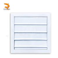 Grille de ventilation carrée en aluminium à fermeture automatique par gravité pour système de climatisation CVC