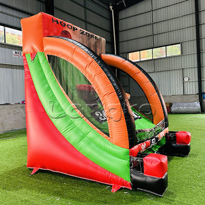 Basket-ball gonflable en PVC pour enfants et adultes, cibles de football, jeu de fléchettes de style château à vendre - Product Image 4