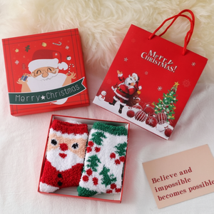 Set regalo di natale calza di natale per feste Festive forniture calze di natale - Product Image 1