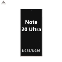 Pantalla Táctil OLED N986U N986B N985U N985F con Marco y Sensor de Huellas Dactilares para Samsung Note 20 Ultra 20u, Repuesto de Pantalla LCD para Teléfono
